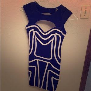 Black and white mini dress!